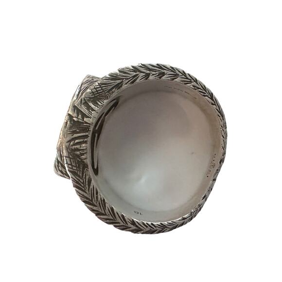 Gucci Interlocking G Arabesque Ring Sterling Silver - Picture 10 of 16